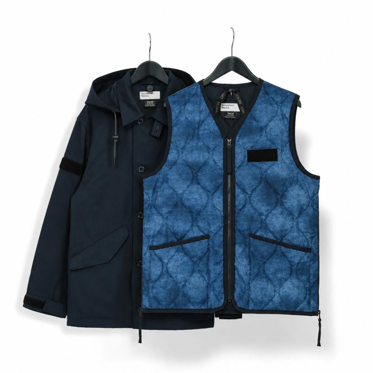 Universal Works. x TAION RAF Military Jacket + Military Down Vest