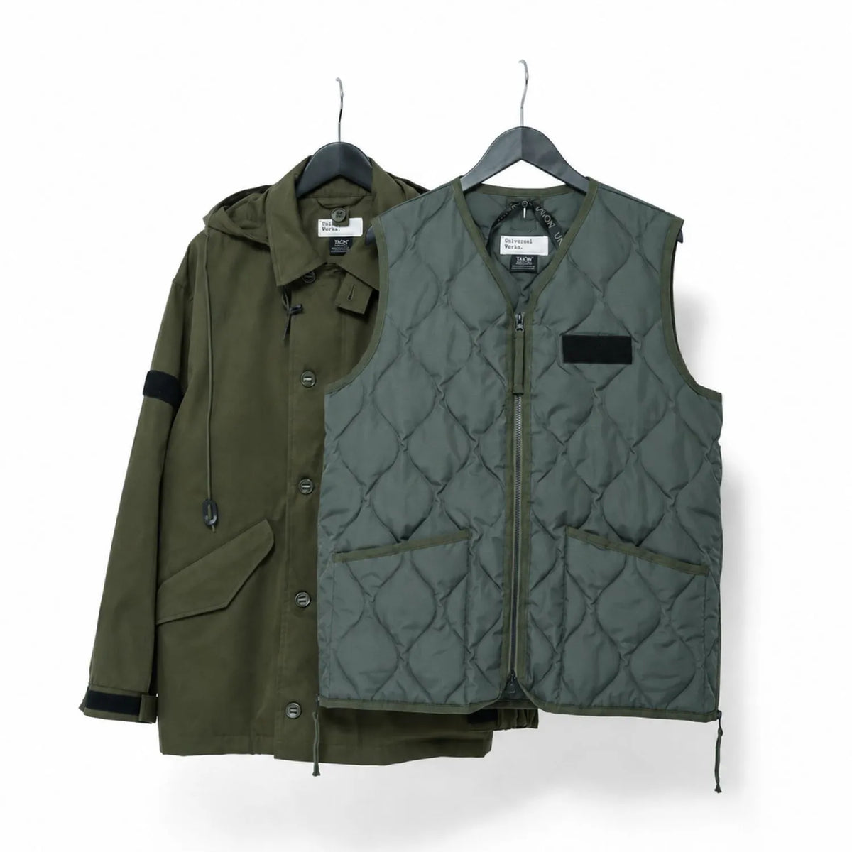 Universal Works. x TAION RAF Military Jacket + Military Down Vest