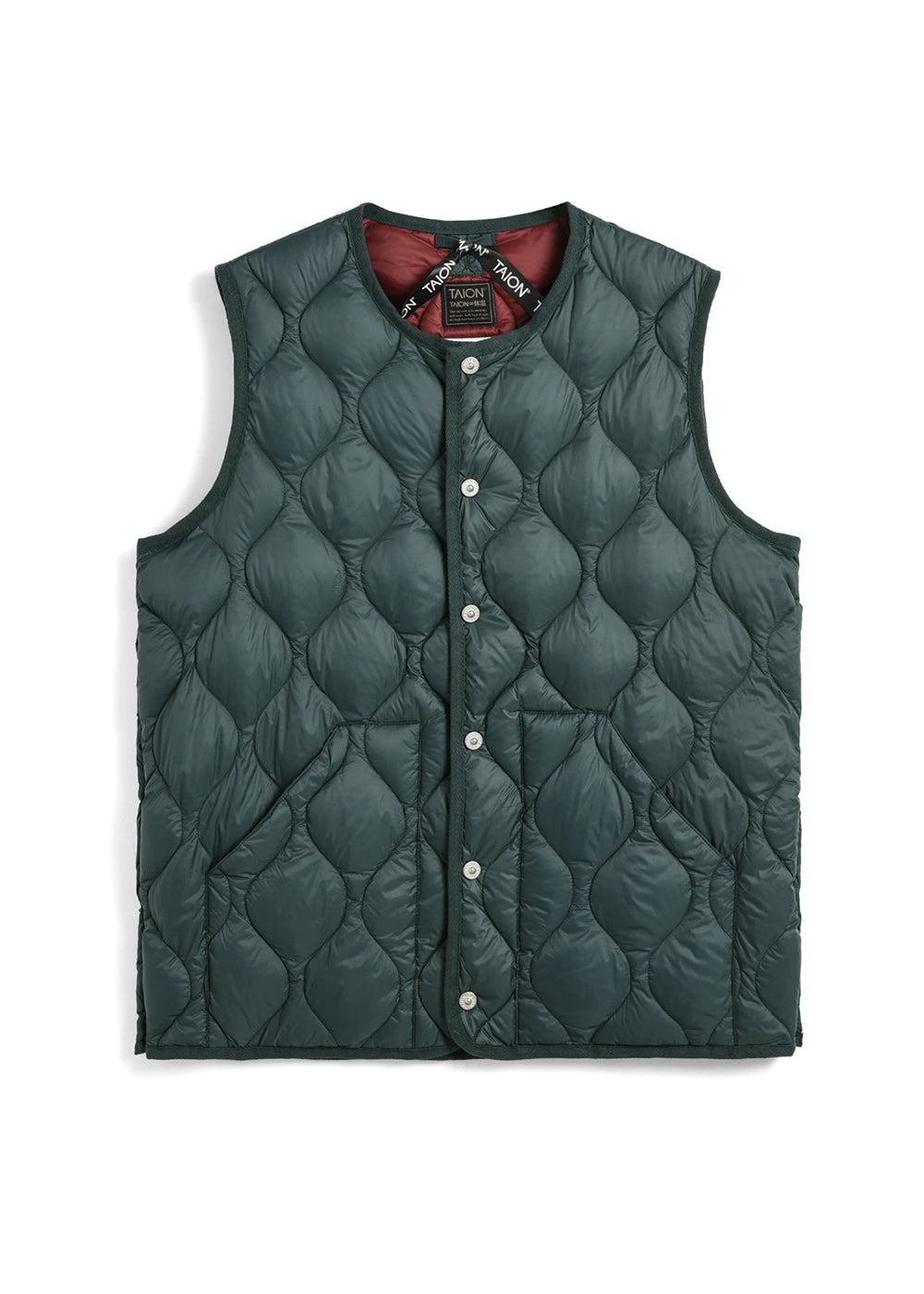 Unisex Military Crew Neck Down Vest (Soft Shell) – TAION US