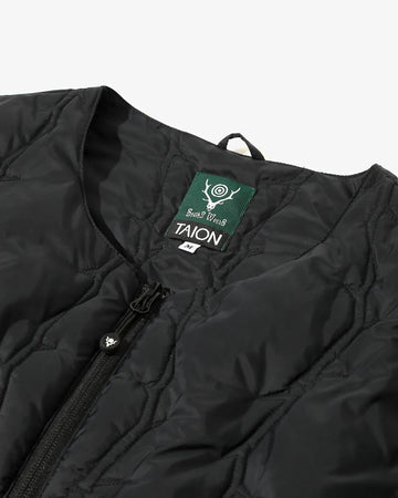 South2 West8 x TAION Crewneck Zip Down Vest – TAION US