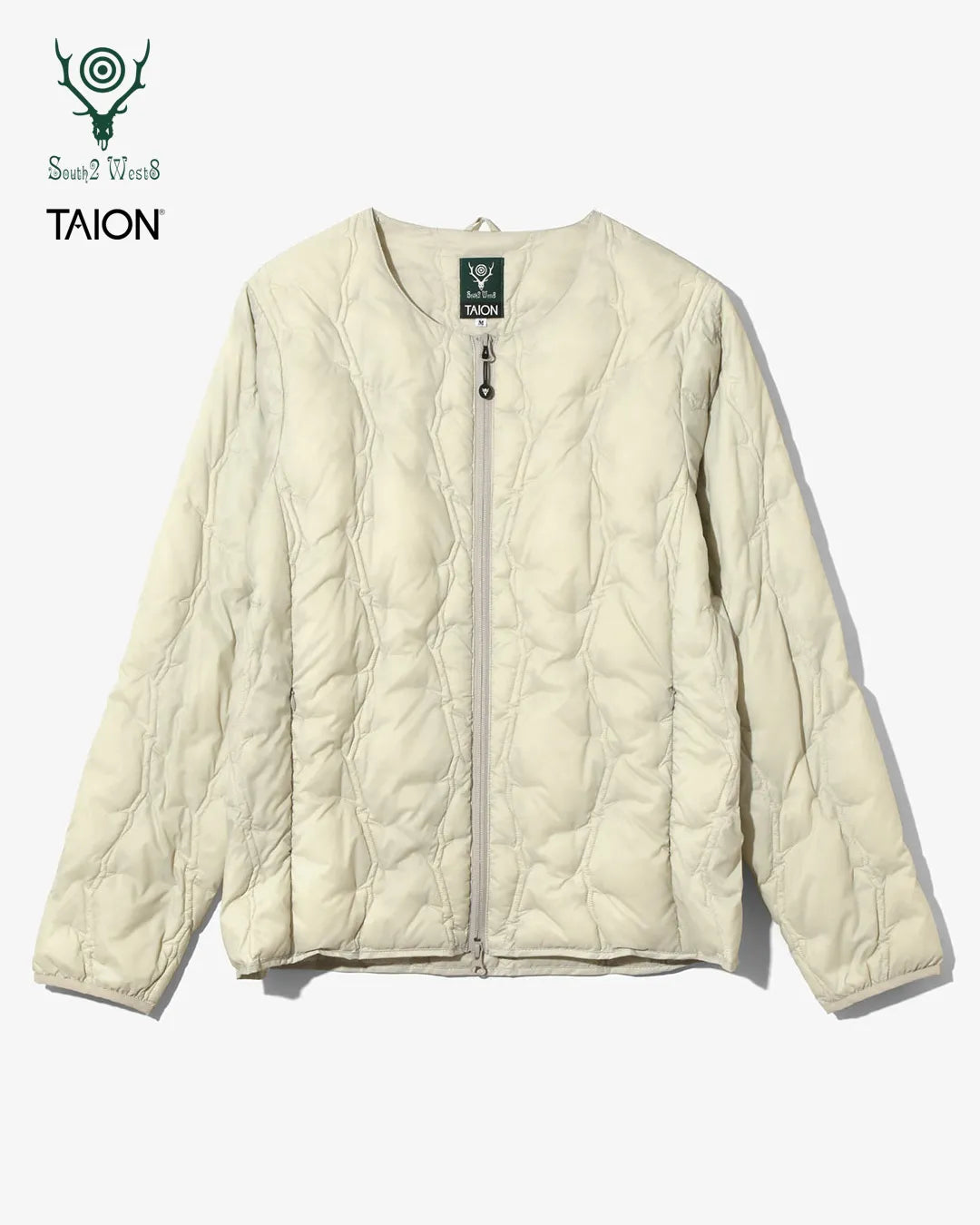 South2 West8 x TAION Crewneck Zip Down Jacket <RW698>