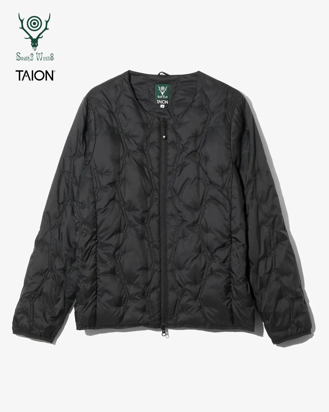 South2 West8 x TAION Crewneck Zip Down Jacket <RW698>