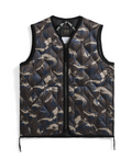 Unisex Military V-Neck W-Zip Down Vest (Soft Shell)