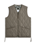 Unisex Military Zip V-Neck Down Vest (Hard Shell)