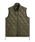 Unisex Military Hi-Neck W-Zip Down Vest (Soft Shell)