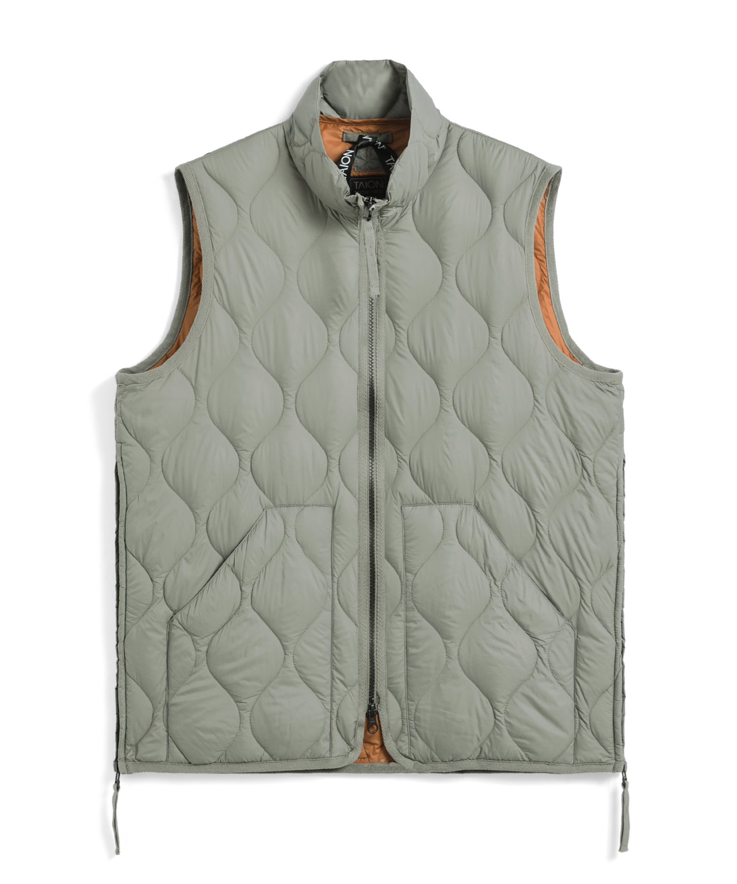 Unisex Military Hi-Neck W-Zip Down Vest (Soft Shell) – TAION US