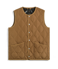 Unisex Military Crew Neck Down Vest (Hard Shell)