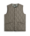 Unisex Military Crew Neck Down Vest (Hard Shell)
