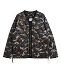 Unisex Military W-Zip V-Neck Down Jacket (Soft Shell)