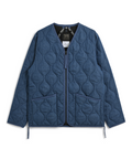 Unisex Military W-Zip V-Neck Down Jacket (Hard Shell)