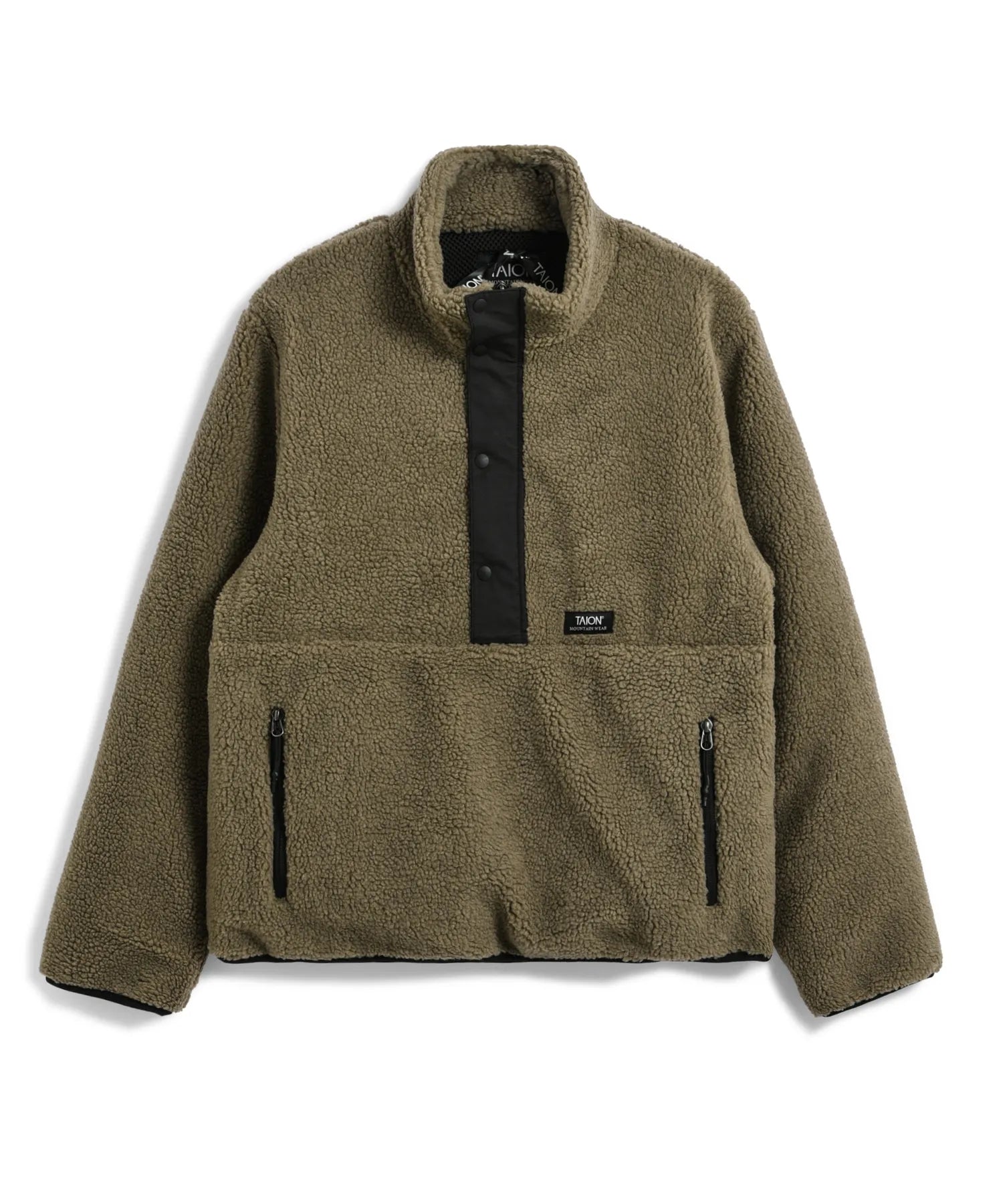 Unisex Non Down Pullover "Boa" Hi Neck Jacket