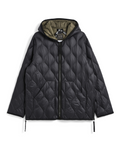 Unisex Military Hood W-Zip Down Jacket (Soft Shell)