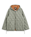 Unisex Military Hood W-Zip Down Jacket (Soft Shell)
