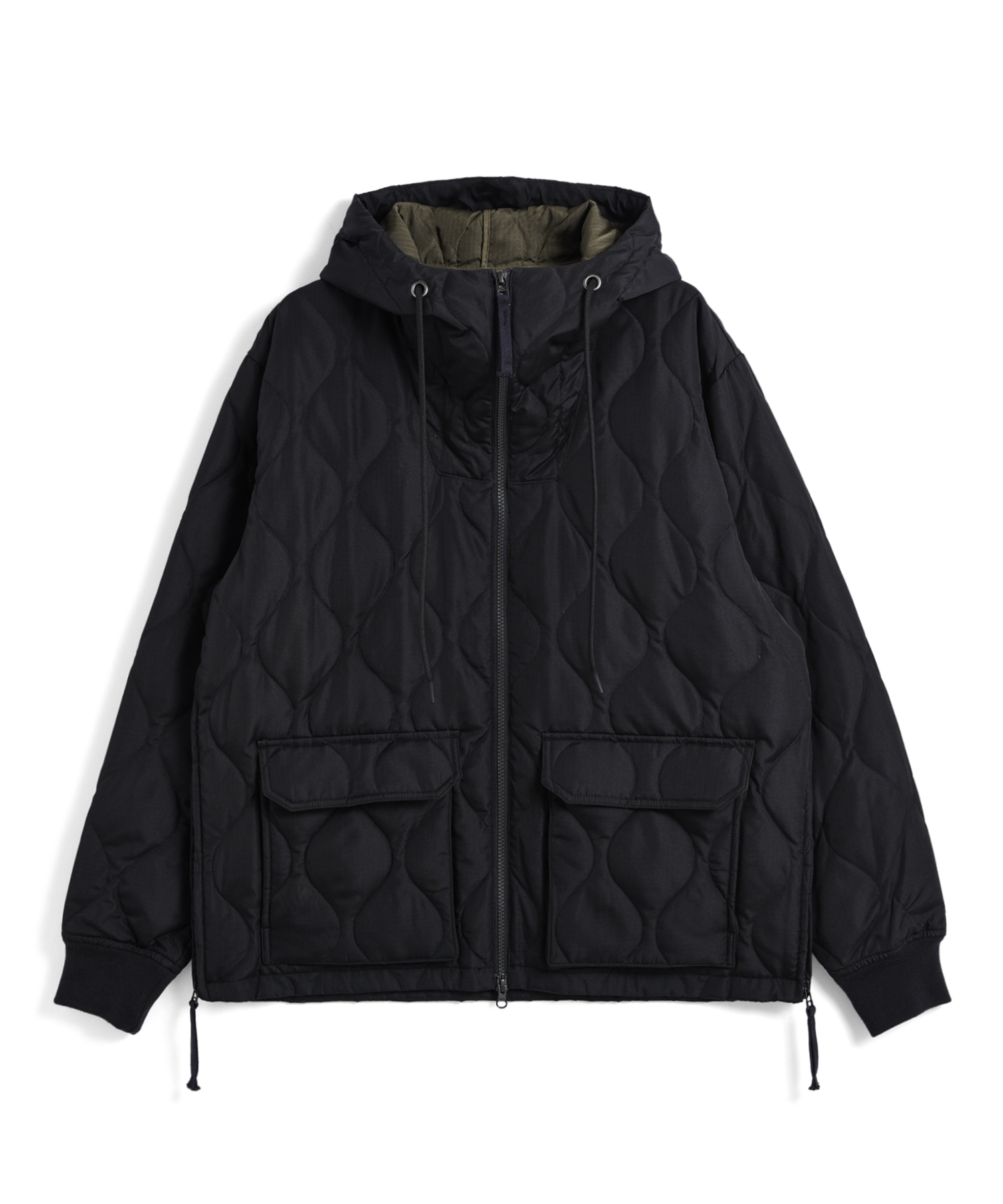 Unisex Military W-Zip Down Hoodie – TAION US