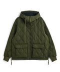 Unisex Military W-Zip Down Hoodie