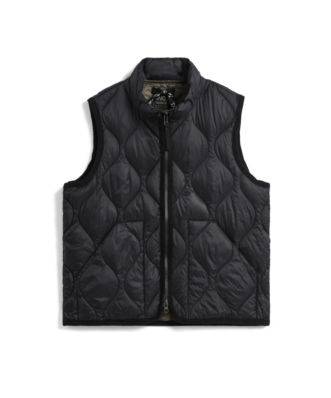 Kids Military Hi-Neck W-Zip Down Vest (Soft Shell) – TAION US