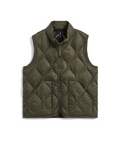 Kids Military Hi-Neck W-Zip Down Vest (Soft Shell)