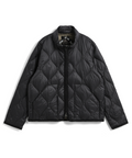 Kids Military Hi-Neck W-Zip Down Jacket (Soft Shell)