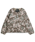 Kids Basic Crew Neck Button Down Jacket