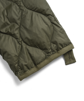 Unisex Military M65 Liner W-Zip Short Down Jacket (Soft Shell