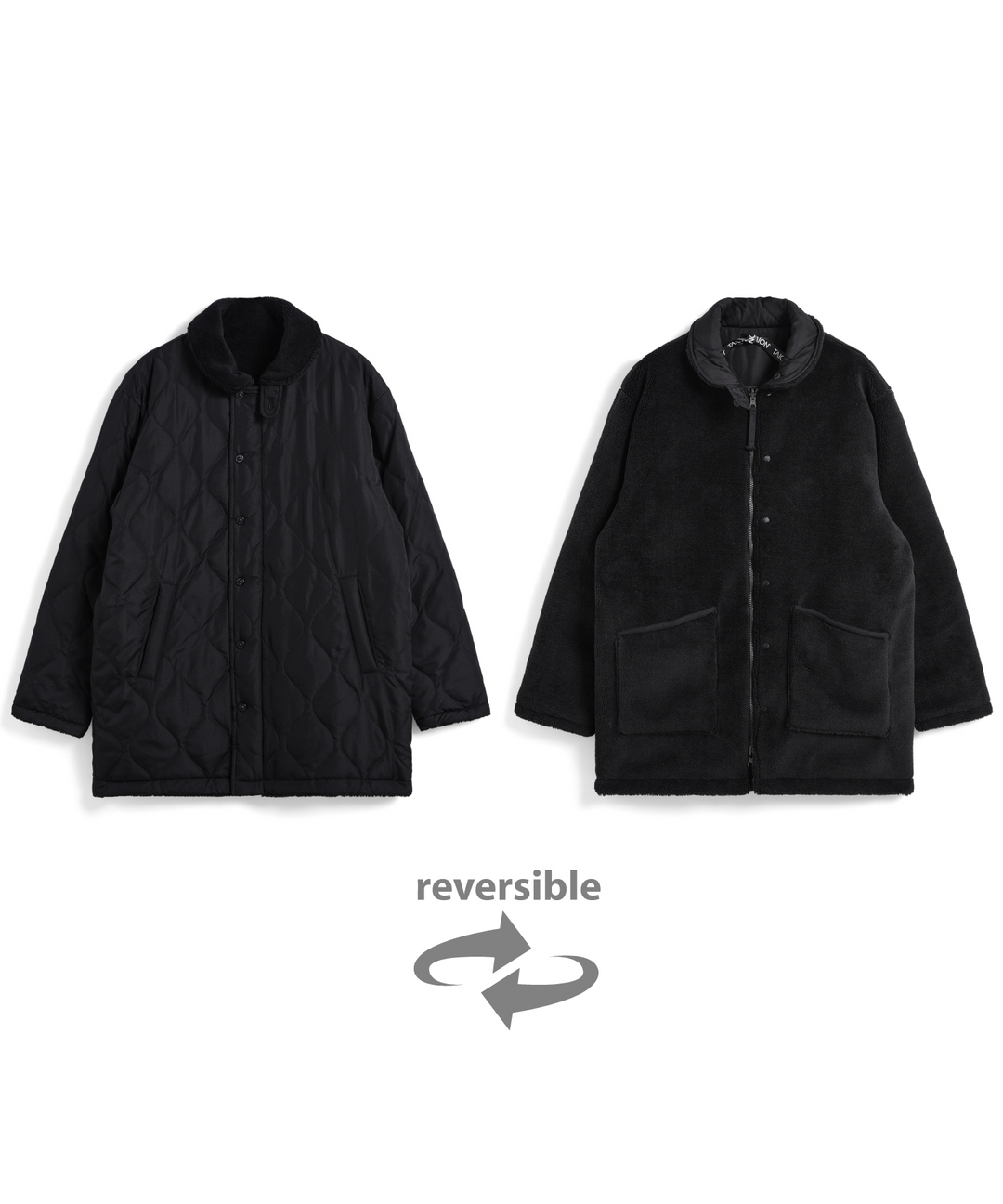 GHbM REVERSIBLE MILITARY COAT OVY 大藤 GHbM REVERSIBLE MILITARY COAT OVY 大藤 GHbM REVERSIBLE MILITARY