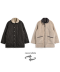 Unisex Military Reversible Down + Boa N-1 Type Jacket