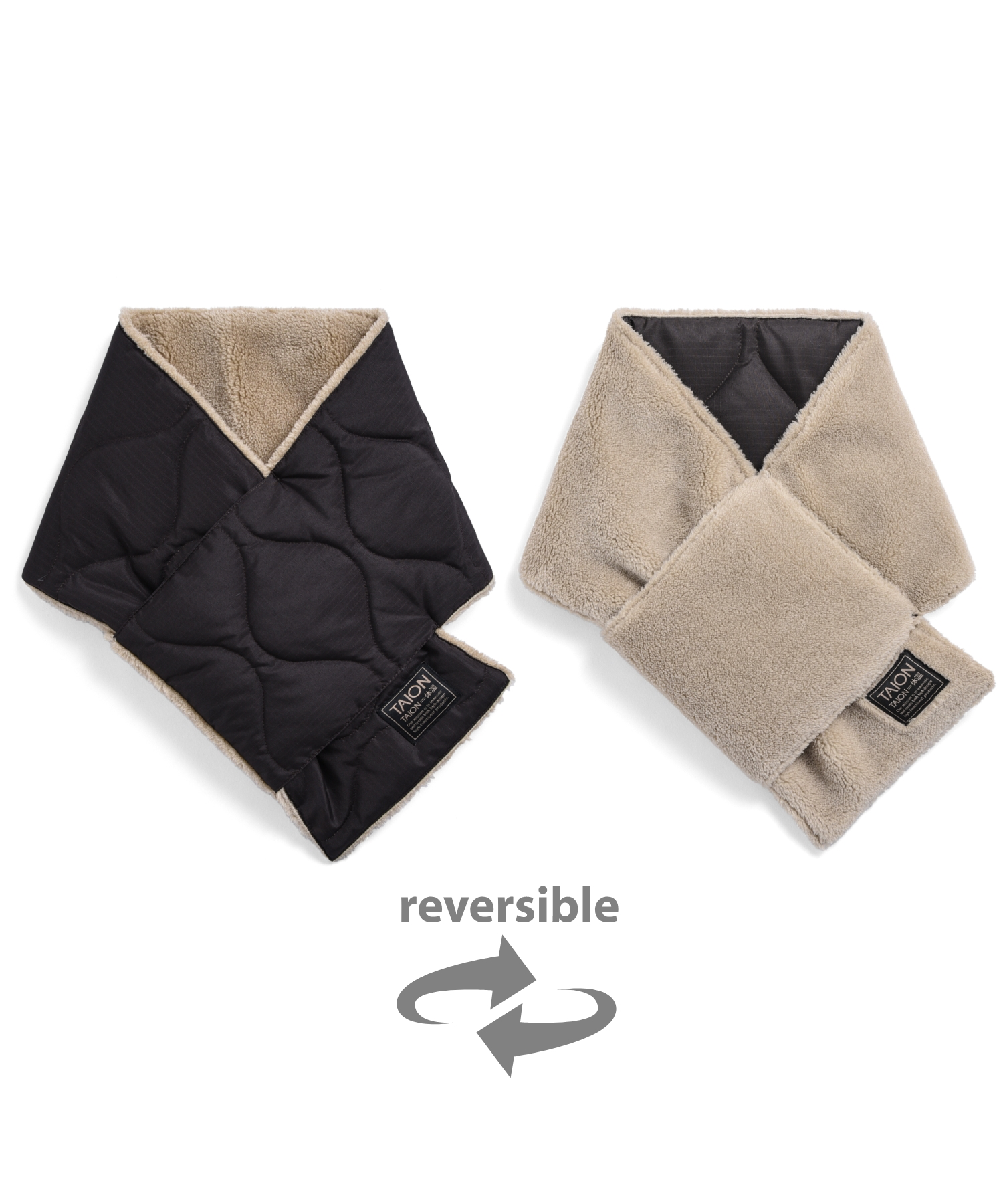 Military Reversible Down Scarf (Hard Shell)