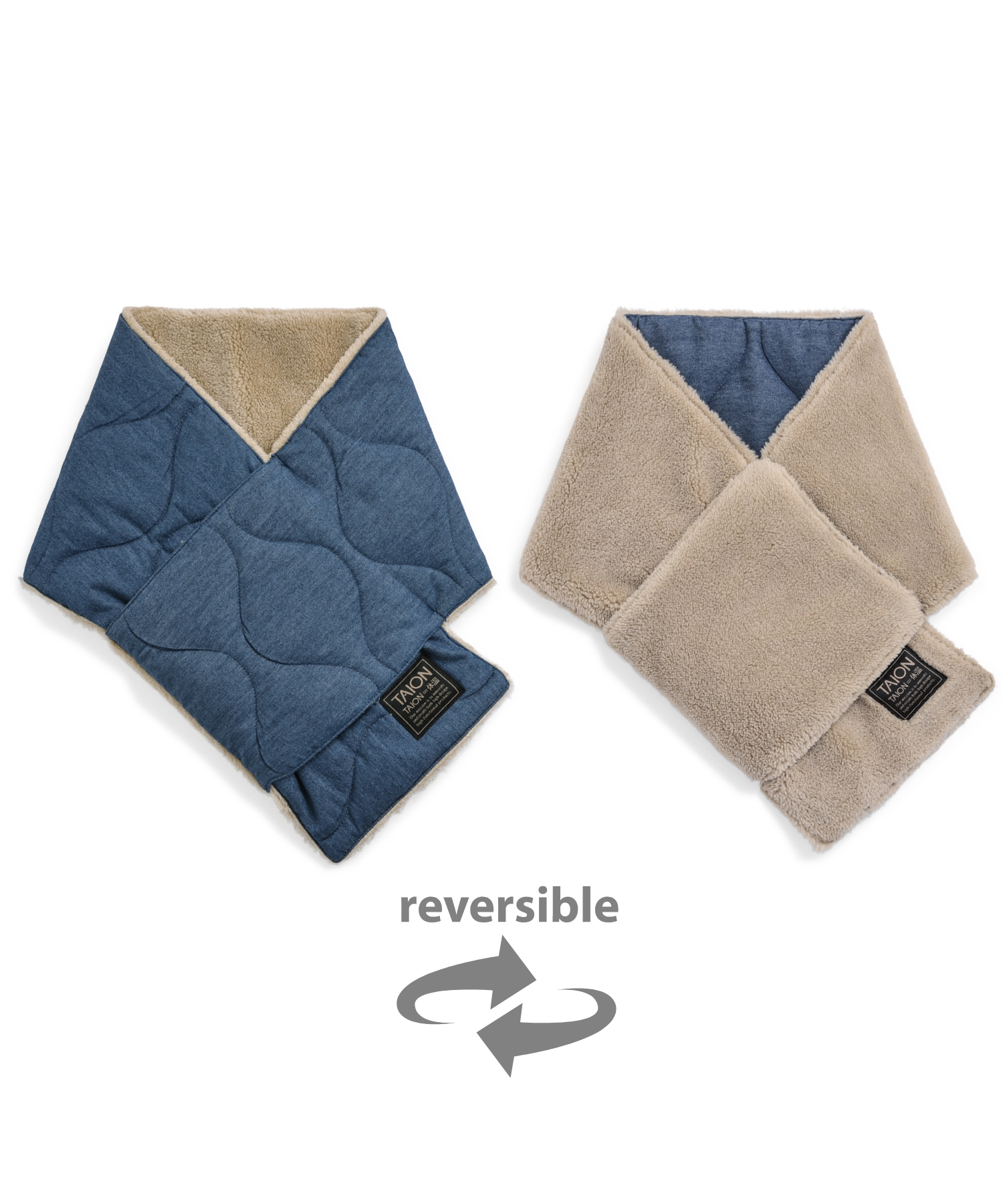 Military Reversible Down Scarf (Hard Shell)