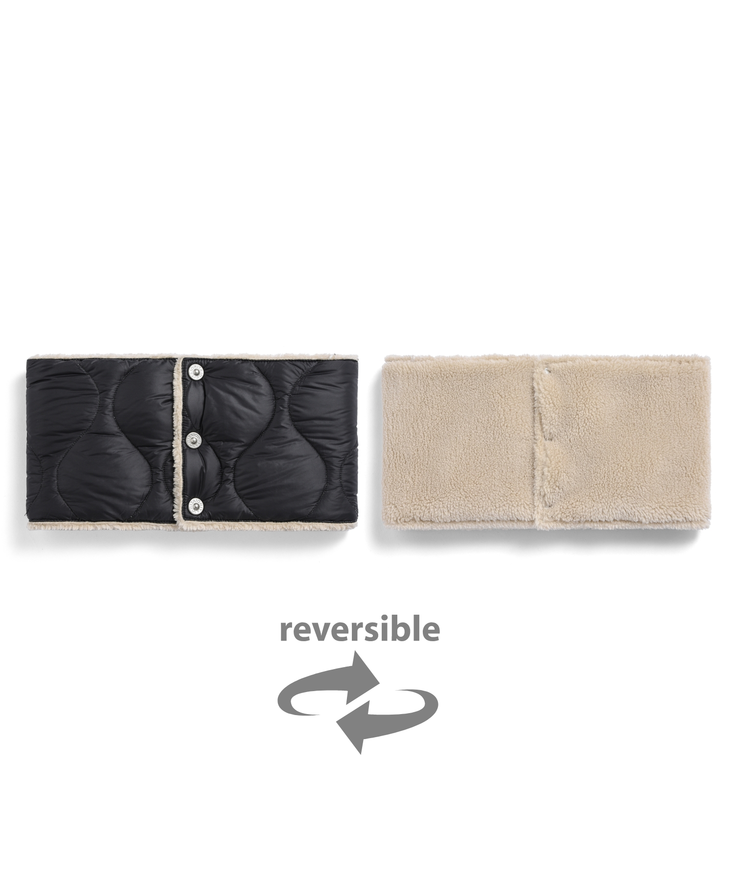 Military Reversible Down Neck Warmer (Soft Shell)