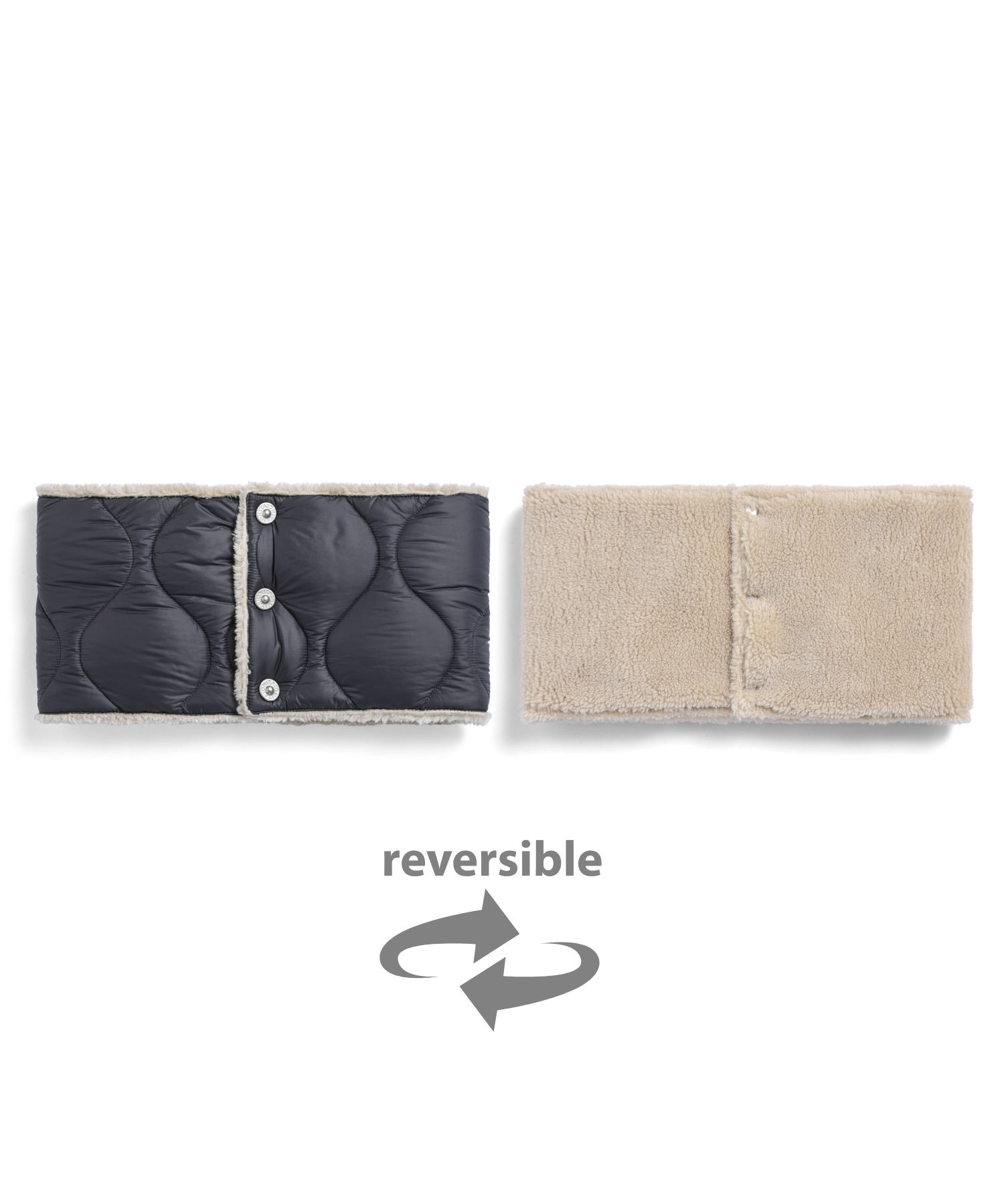 Military Reversible Down Neck Warmer (Soft Shell)