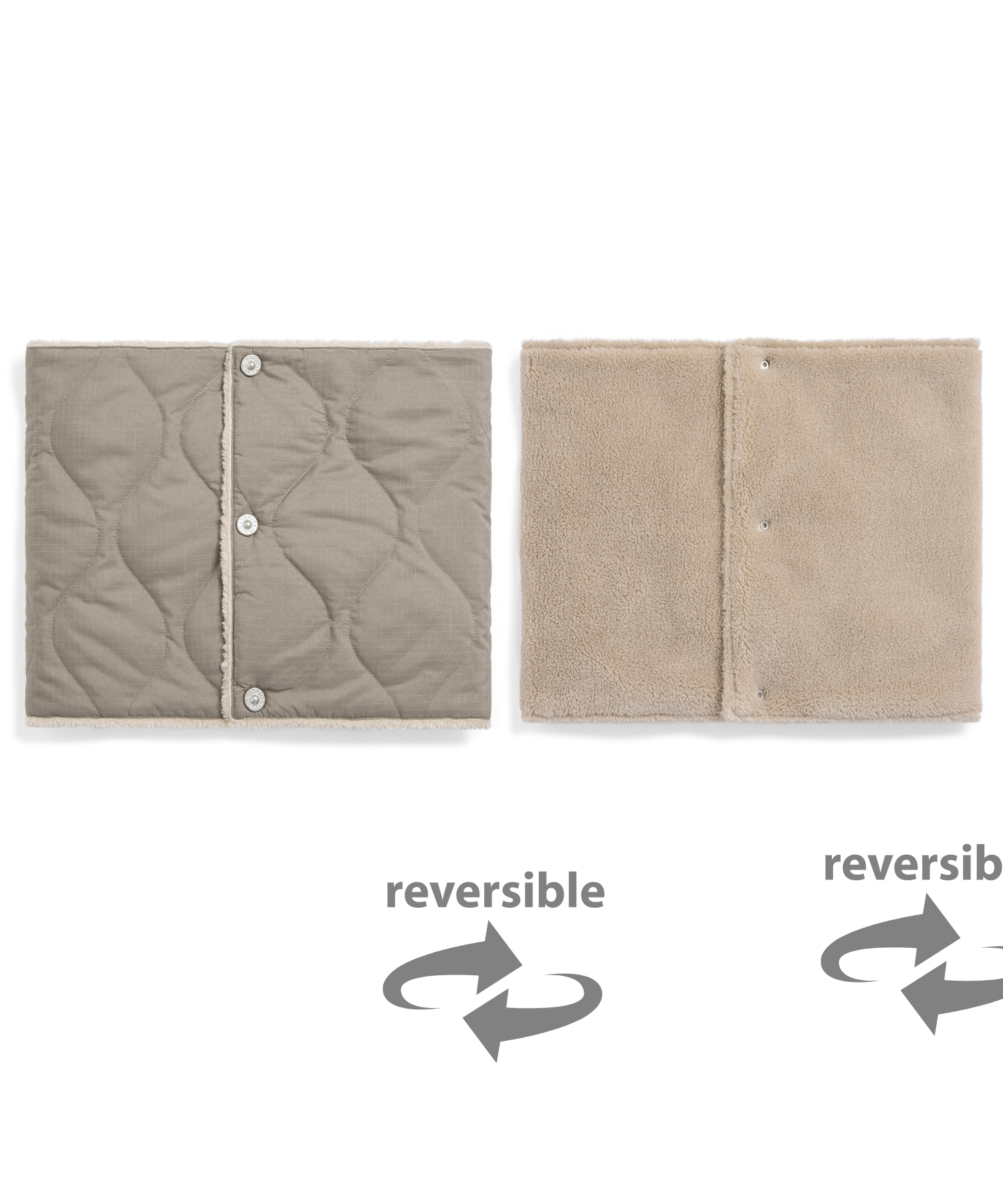 Military Reversible Down Neck Warmer (Hard Shell)