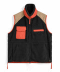 Unisex Military Pile-Fleece High-Neck Vest