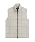 Unisex Basic Hi-Neck W-Zip Down Vest