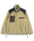 Unisex Military Pile-Fleece High-Neck Jacket