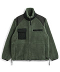 Unisex Military Pile-Fleece High-Neck Jacket