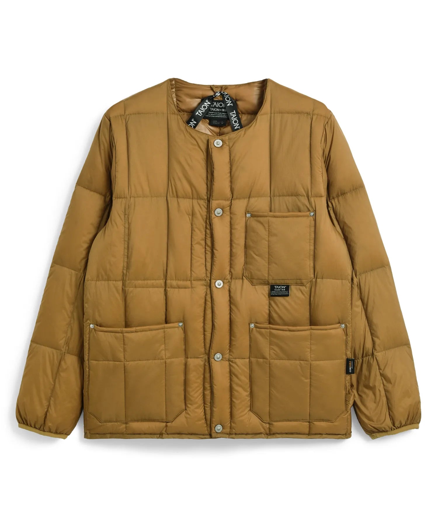 Unisex Work Crew Neck Down Jacket