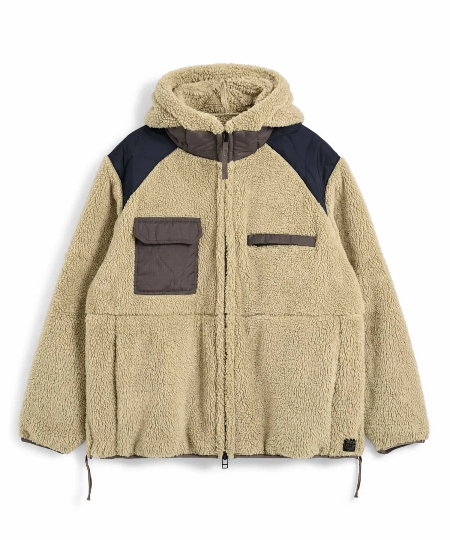 Unisex Military Pile-Fleece Hooded Jacket