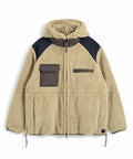 Unisex Military Pile-Fleece Hooded Jacket