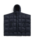 Mountain Hooded Fly-Front Volume Down Poncho