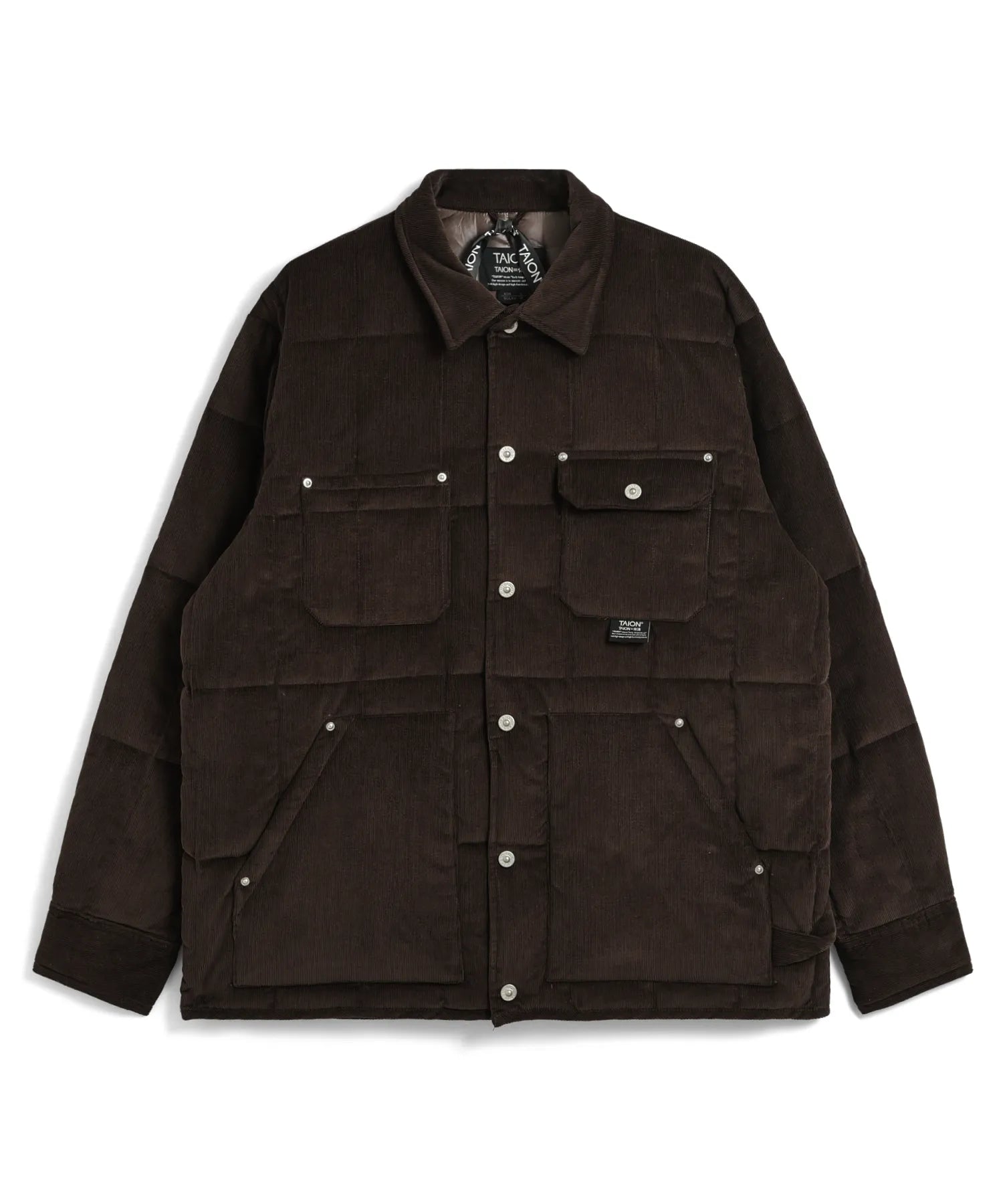 Unisex Work Corduroy Down Shirts