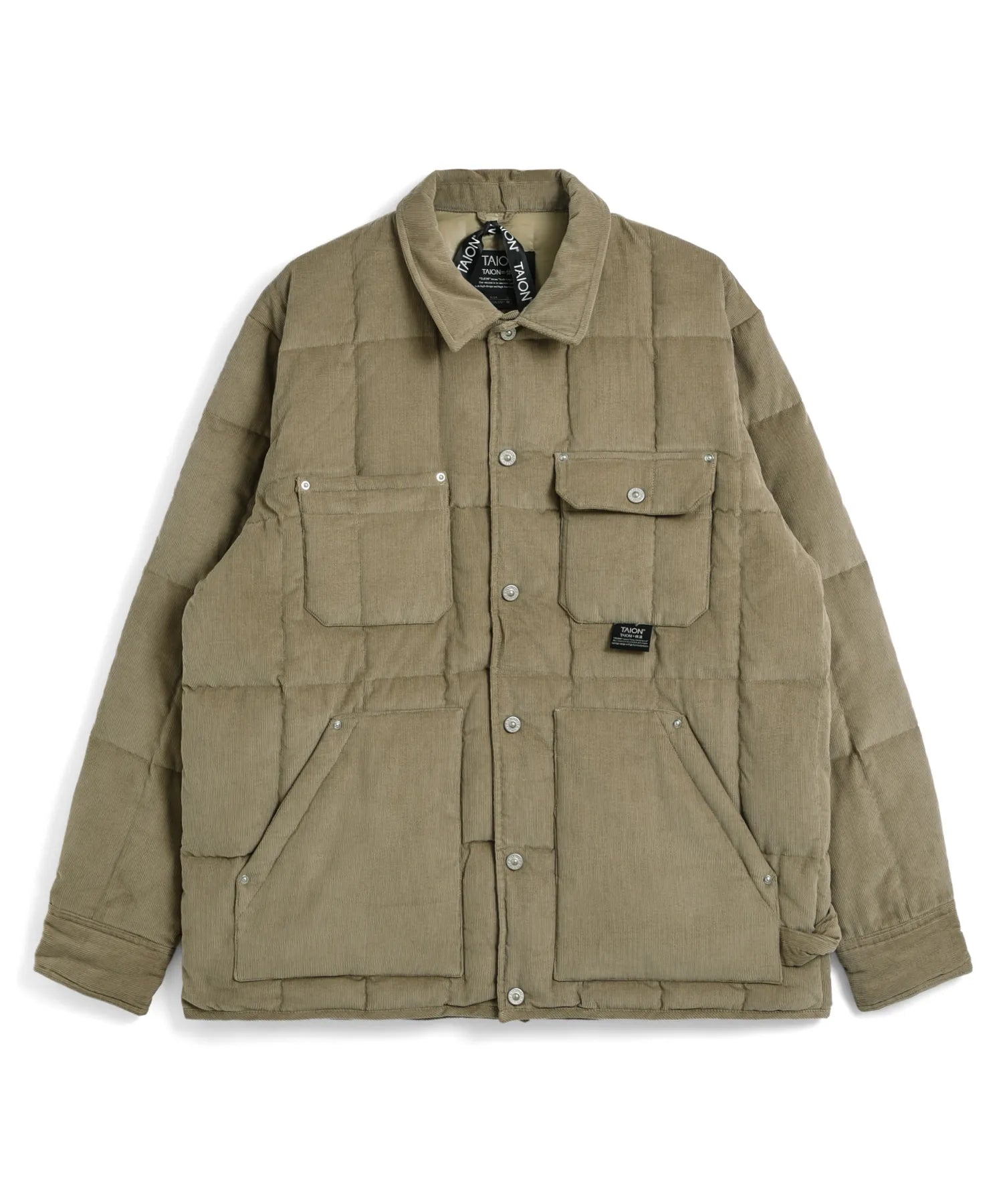 Unisex Work Corduroy Down Shirts
