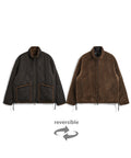 Unisex Military Reversible Hi Neck Down Jacket (Hard Shell)