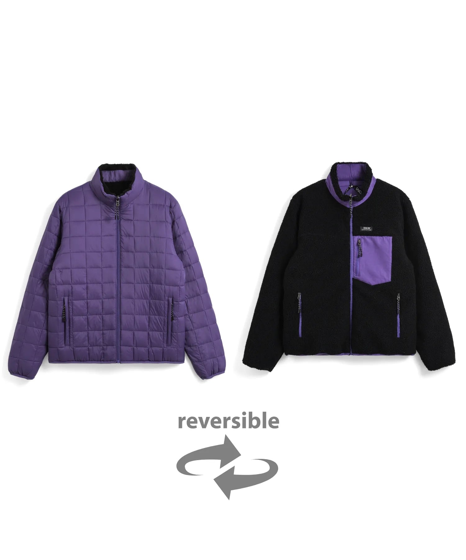 Unisex Mountain Reversible Down x Boa Hi-Neck Down Jacket