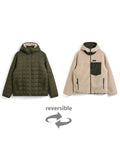Unisex Mountain Reversible Down x Boa Hooded Jacket