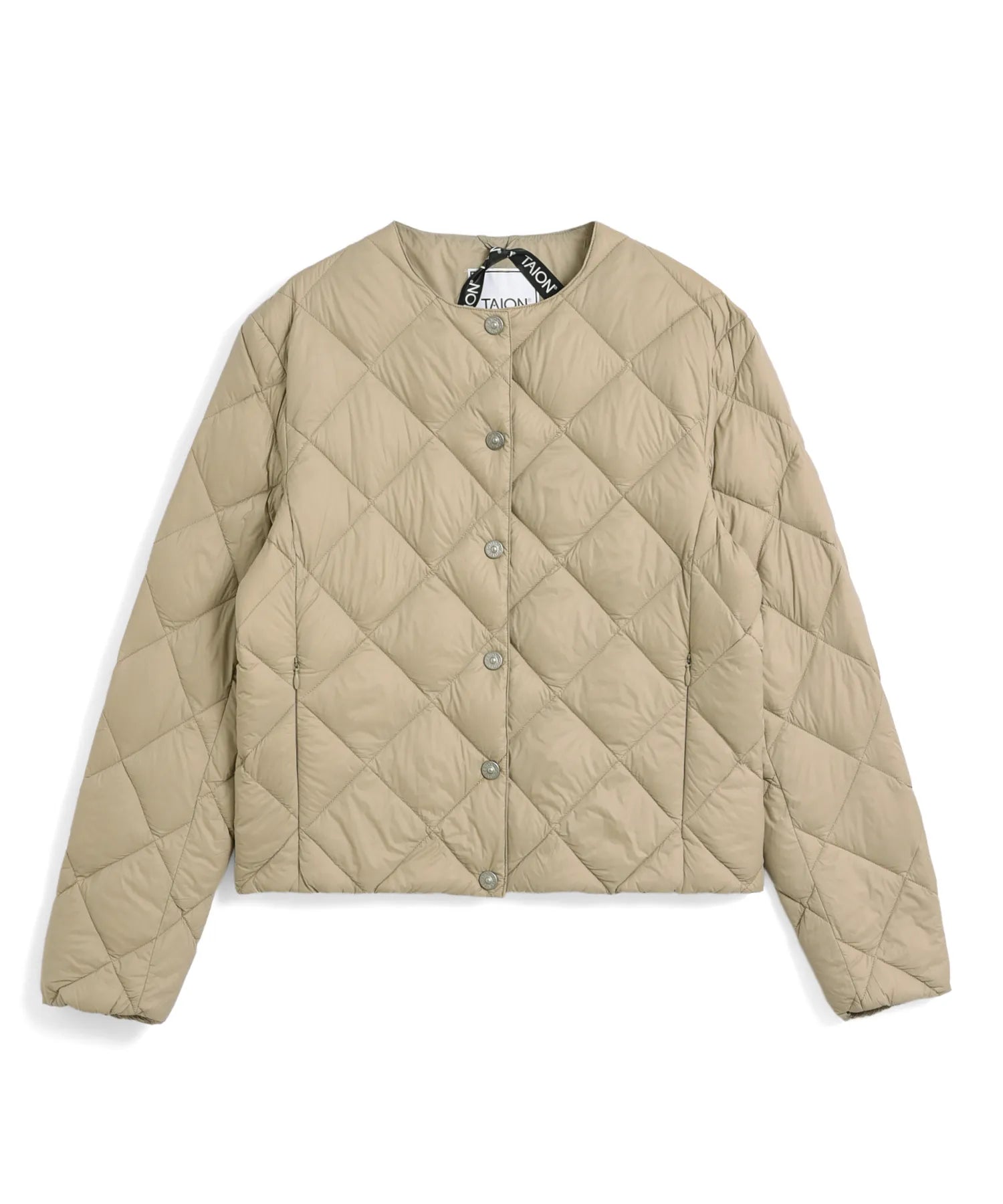 Crew neck Tapered Down Jacket