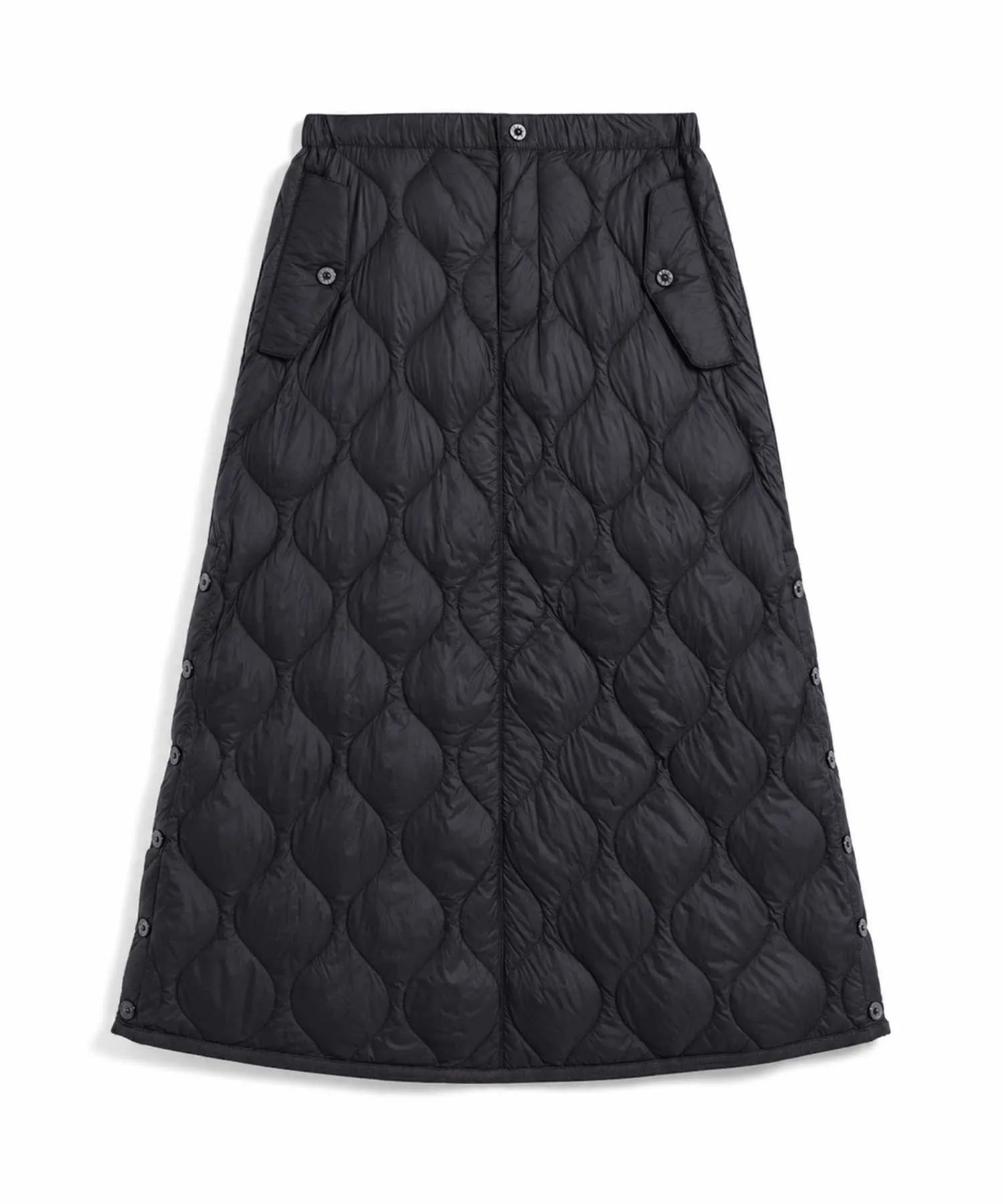 Women's Military Snap Button Down Skirt (Soft Shell)