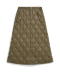 Women's Military Snap Button Down Skirt (Soft Shell)