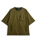 Unisex Non Down Mountain Crewneck W-Zip Pocket Cutsew <Half Sleeve>