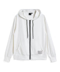 Unisex Basic Sports UV Dry Rash Guard Zip Parka