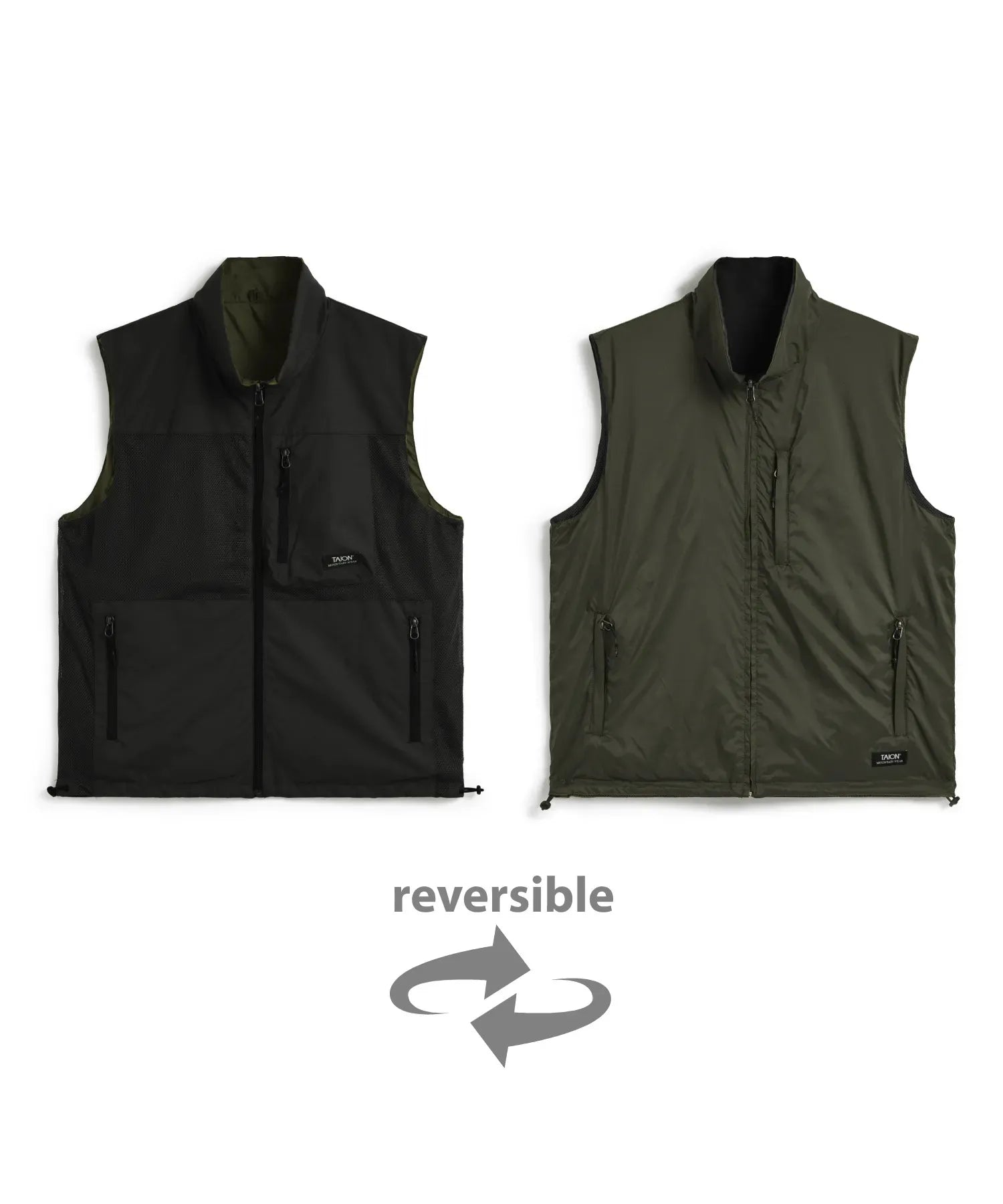 Unisex Non Down Mountain Reversible Mesh Vest